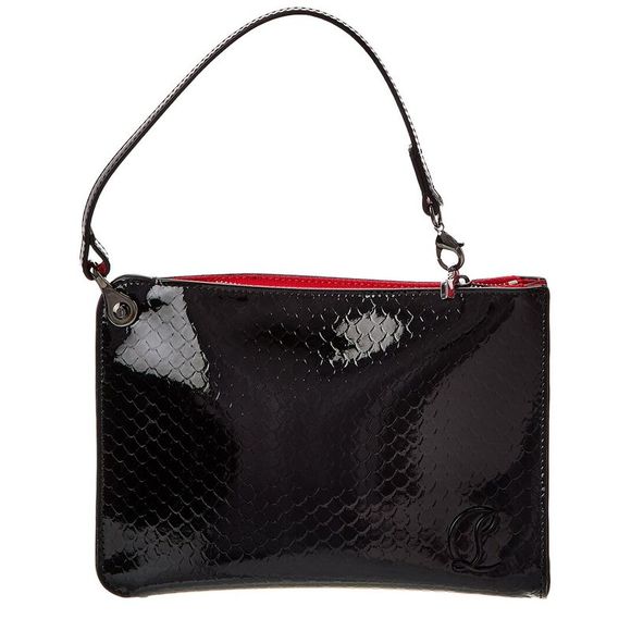 Christian Louboutin Handbags - Christian Louboutin CL Embossed Patent Pouch